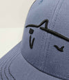 Great White Shark Silhouette Trucker Hat