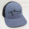 Great White Shark Silhouette Trucker Hat